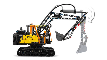 Lego 42175 Technic Ciężarówka Volvo FMX i koparka EC230 Electric 584096