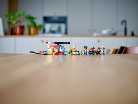 Lego 60248 city helikopter strażcki leci na ratunek