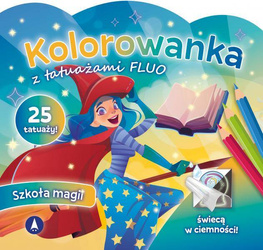 Kolorowanka Fluo Szkoła magii 078879