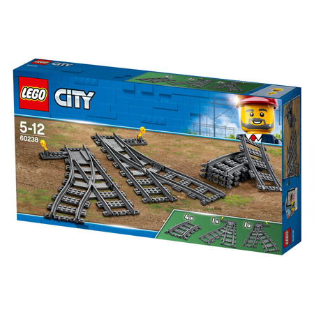 Lego 60238 zwrotnice