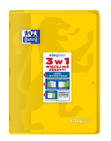 Zeszyt Oxford Easybook A4 60k 90g mix 377795
