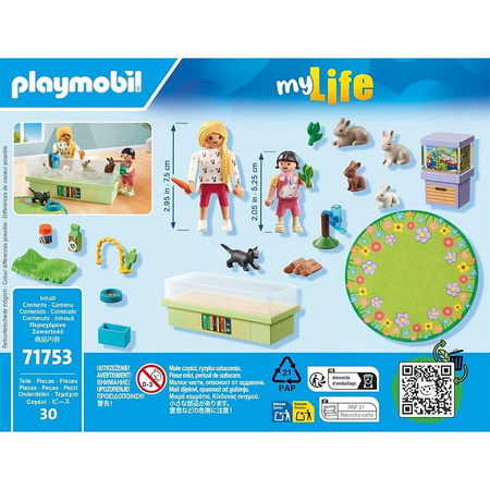 Playmobil 71753 Dziewczynki z królikami 717535