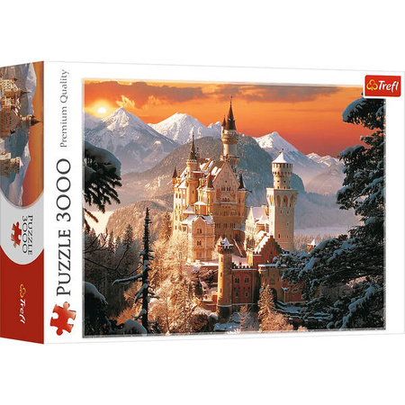 Puzzle Trefl 3000 Zimowy Zamek Neuschwanstein 330250