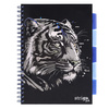 Strigo Pads animals tygrys A4 kratka czarny 100k 80g 813970