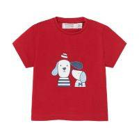 Mayoral koszulka krótki rękaw kolor 31 tomate rozmiar 6-9 m