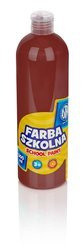 Farba astra 500ml brązowa szkolna 240135