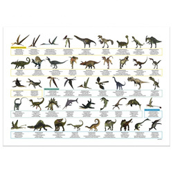 Podkład oklejany edukacyjny dinozaury
