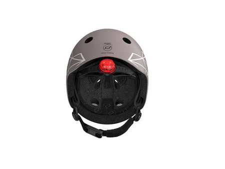 SCOOTANDRIDE Kask XXS-S dla dzieci 1-5 lat Brown Lines 965637