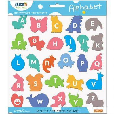 Stick'n Naklejki papierowe litery do nauki alfabetu 290125