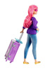 Barbie fwv26 daisy z kotkiem w podróży