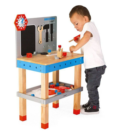 Stolik warsztatowy z 40 akcesoriami duży Brico 'Kids Janad 364779