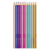 Faber-Castell Kredki ołówkowe Sparkle 12kol w opakow.metalowym 017379