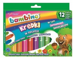 Maj kredki w sztyfcie 12kol bambino standard 628672