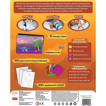Trefl Skillmatics Dot it!With Foil Fun Kraina Dinozaurów 626063