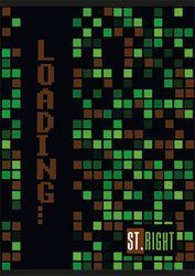 Zeszyt A5 32k linia podwójna dwukolorowa laminowany MIX ST.RIGHT 635199