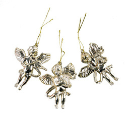 Aniołki wiszące 3szt złote 225960