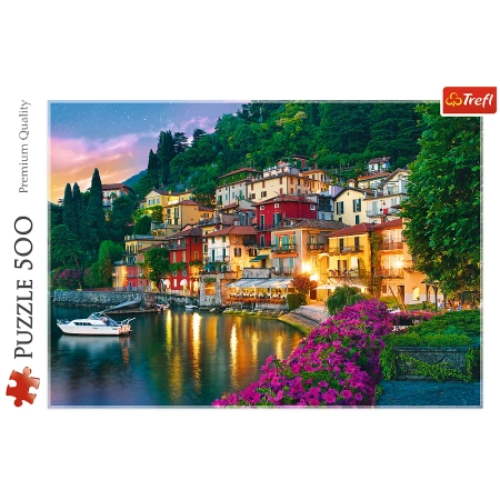 Puzzle trefl 500 Jezioro Como Włochy 372908