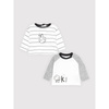 Mayoral kompl. 2 koszulki d/r  kolor 39 negro rozmiar 12 m