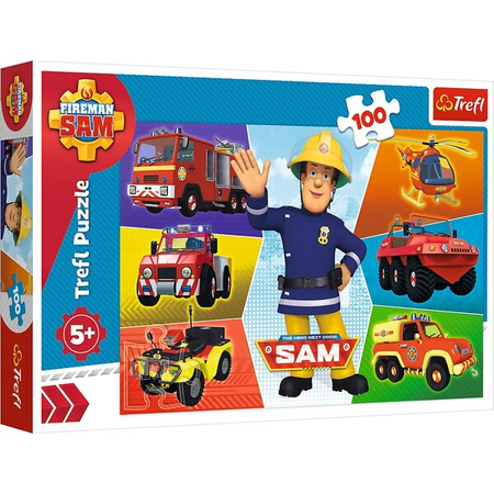 Puzzle trefl 100 strażak sam