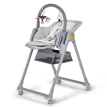 Kinderkraft krzesełko do karmienia Lastree Grey 917174