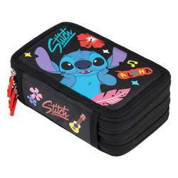 PIÓRNIK POTRÓJNY Z WYPOSAŻENIEM STITCH BLACK ALOHA 679889