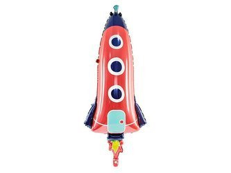 Balon foliowy rakieta 44x115cm mix 113763