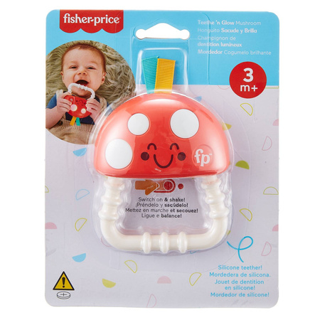 Fisher Price HBP46 Grzybek gryzaczek ze światełkami 000234