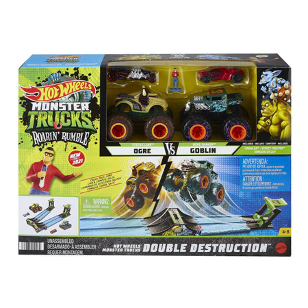 Hot Wheels HCJ77 Monster Truck Roarin'Rumble Zestaw 011469