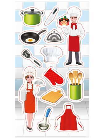Naklejki Kucharz 153120