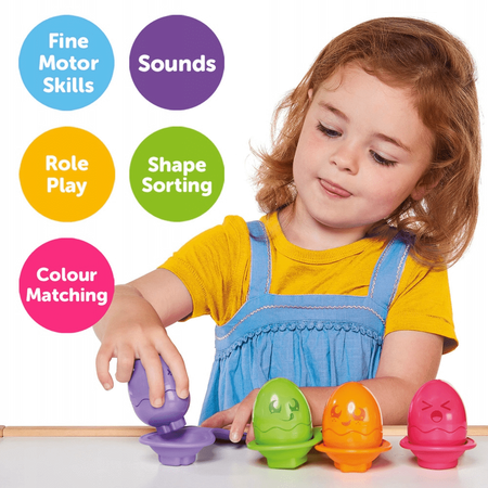 Tomy toomies jajeczka z łyżeczkami 730823