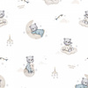Duży Bamusowy Rogal Misie z minky dapple gray rozmiar 50x65 cm 420531