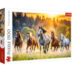 Puzzle Trefl 1500 Dzikie konie 262155