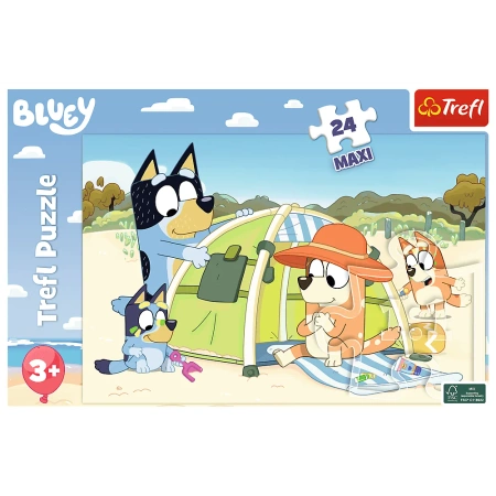 Puzzle Trefl 24 maxi Wspaniały dzień Bluey 143577