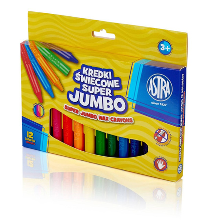 Kredki świecowe 12kol jumbo 112978