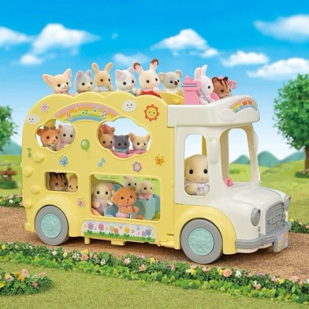 Sylvanian Families 05744 kolorowy autobus 057445