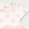 Mayoral Body tutu z opaską kolor 28 Pale blush rozmiar 6-9 m