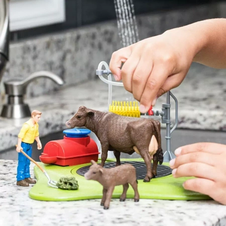 Schleich Myjnia Szczęśliwych Krów Farm World 416977