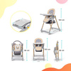 Kinderkraft krzesełko do karmienia Lastree Grey 917174