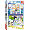 Puzzle Trefl 2x24 Zabawny Bluey 344462
