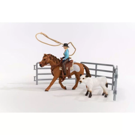 Schleich Kowbojki i łapanie na lasso 473048