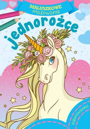 Książeczka maluszkowe malowanie jednorożec