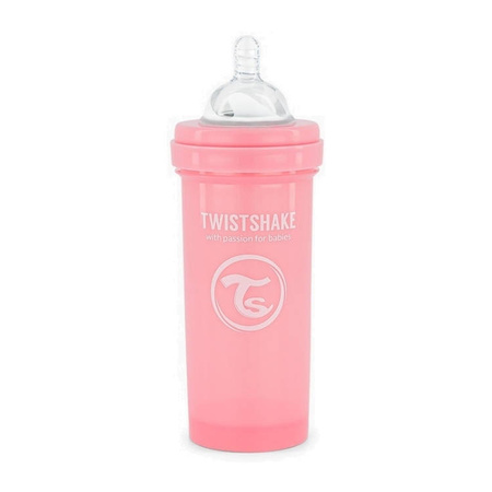 Twistshake Butelka Anti-Colic 260 ml Pastel Pink 122551