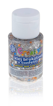 Klej brokatowy 40ml z konfetti 132300 astra