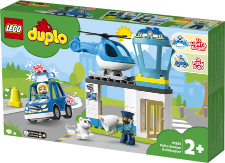 Lego 10959 Duplo Posterunek policji i helikopter