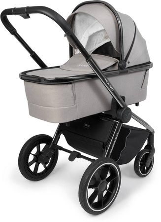Muuvo Quick 3.0 Gondola XL Black Chrome Steel Grey 015874