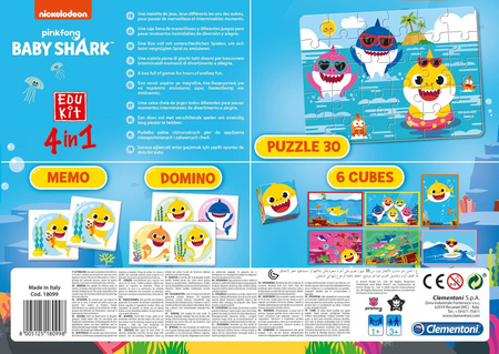 Clementoni Edukit 4w1 Baby Shark