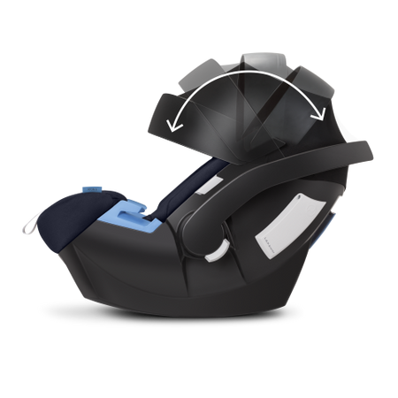 Cybex aton 5 deep black fotelik samochodowy 0-13kg + baza 2-fix