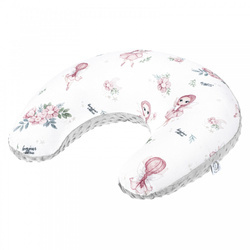 Duży Bamusowy Rogal Wróżki z minky sepia rose rozmiar 50x65 cm 418019