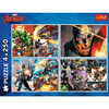Puzzle Trefl 4x250 Bohaterowie dni 133097