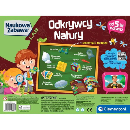 Clementoni Naukowa zabawa Labo Junior Discovery Nat 508945